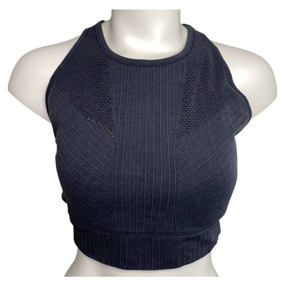 All In Motion Active Sports Bra Women's XXL 2XL Gray Wicking Racerback Stretch - Picture 1 of 15